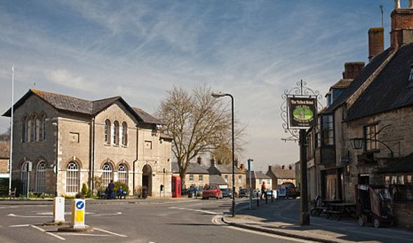 Cotswold village of Bampton in Oxfordshire