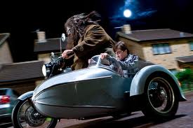 Harry Potters Motorbike & Sidecar