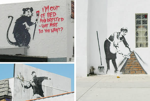 graffiti artist banksy. Street Graffiti by Banksy