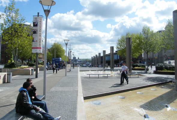 Fountains in Bristol City Centre