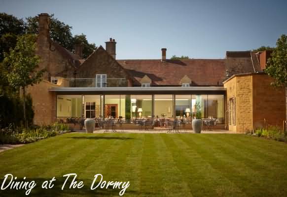 Dining at the Garden Restaurant at Dormy House Hotel