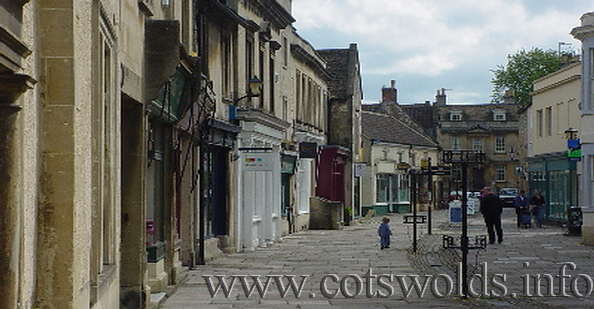 The historic market town of Corsham in Wiltshire Cotswolds