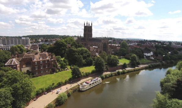 Worcester on the River Severn