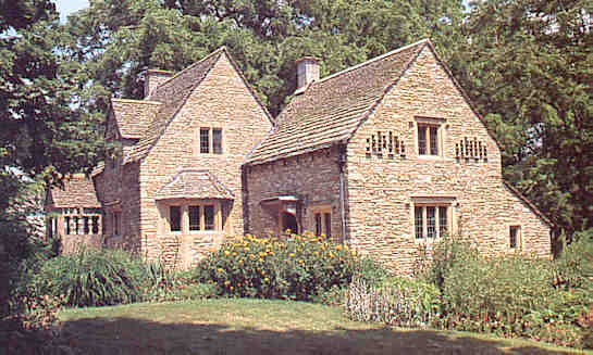 Cotswolds Rose Cottage in Greenfield Village, Dearborn, Michigan, USA