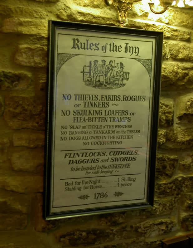 Rules of the English Inn