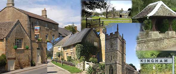 Cotswold village of Kingham in the Oxfordshire Cotswolds