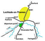 Lechlade-upon-Thames map