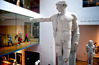 Inside the new Ashmolean museum