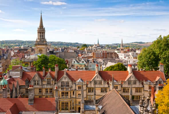 High level view of the City of Oxford