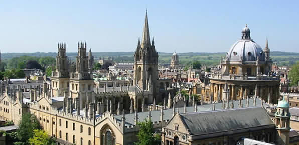 The City of Oxford in Oxfordshire
