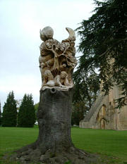 Sculpture by Tom Harvey in the Abbey Grounds