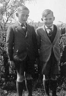 Brothers Ralph and Collin at the ages of 13 and 11 (1951)