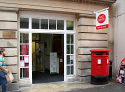 Entrance to Postal Museum