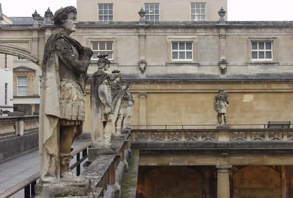 Statues of famous Romans