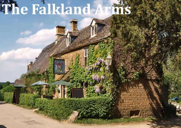 The Falkland Arms at the village of Great Tew