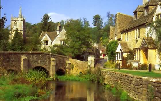 The village of Castle Combe