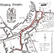 Chipping Campden Town Map - Click for larger image