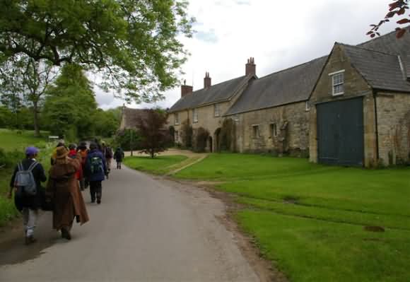 The Cotswold village of Coberley