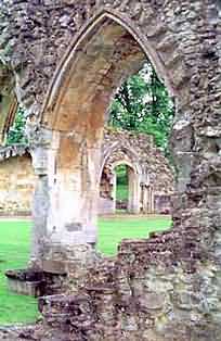 Hailes Abbey Church in between Broadway and Winchcombe