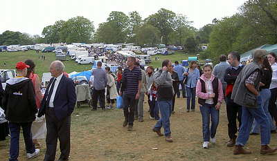 Some of the many visitors to the Horse Fair