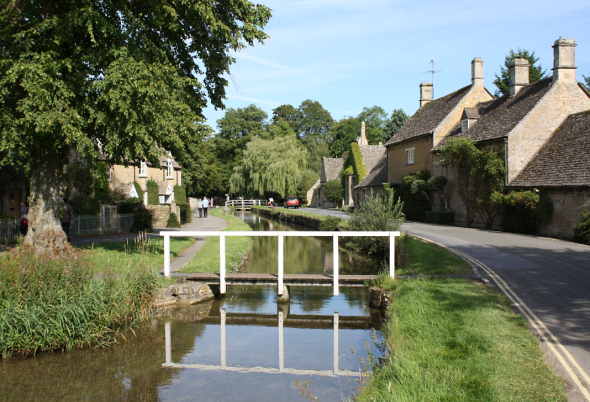 The quaint cotswold village of Lower Slaughter