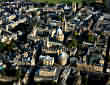 Aerial View of Oxford Colleges