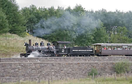 Brecon Mountain narrow guage steam railway